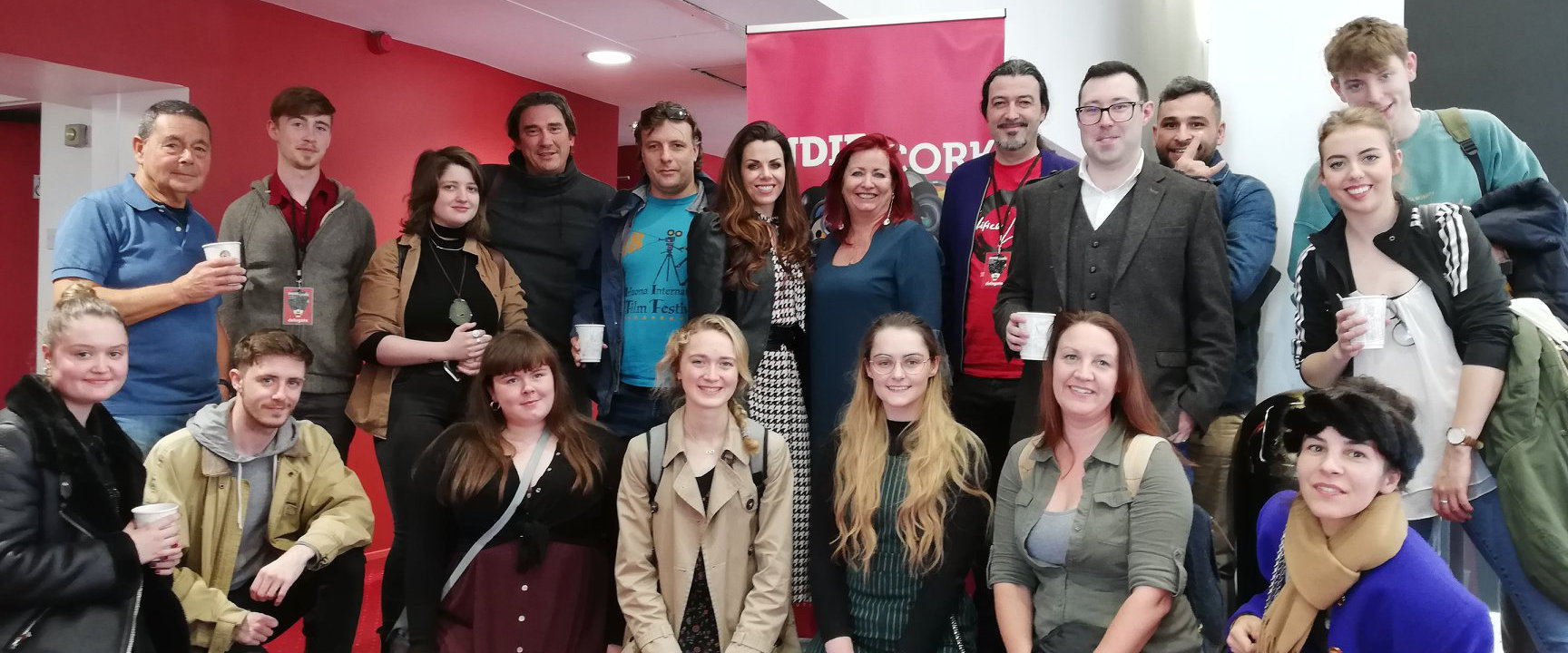 Carey with Microphone